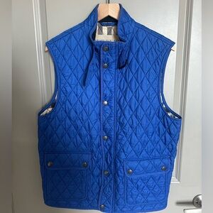 Men Burberry Brit vest jacket, size- xl, colour- blue